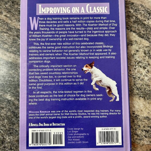 Koehler Method of Dog Training by Koehler, William Hardcover Excellent Condition - Picture 3 of 13